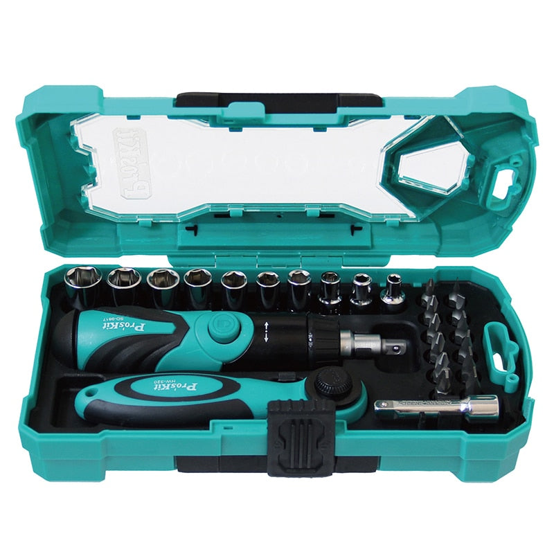 26Pcs 1/4 Socket Electronic Tool Kit