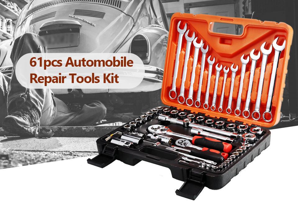 Motor Car Repair Tools Set - 61Pcs