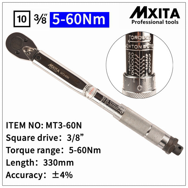 1/4Inch 1-25Nm Click Adjustable Torque Wrench Repair Tools