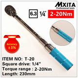 1/4Inch 1-25Nm Click Adjustable Torque Wrench Repair Tools